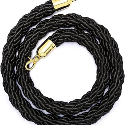 2M Black Rope for VIP Chrome Posts