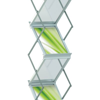Zig Zag 6xA4 Portrait Brochure Stand