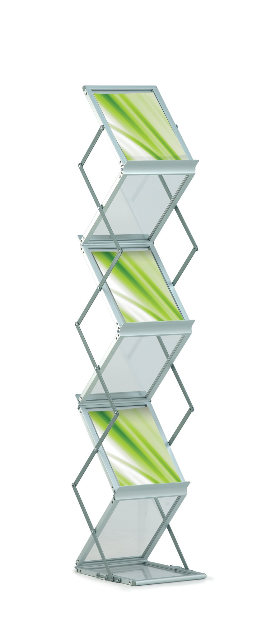 Zig Zag 6xA4 Portrait Brochure Stand