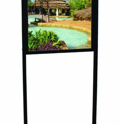 Double-sided Eco InfoBoard 1 Panel BK