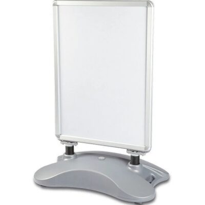 Budget D-sided Forecourt Sign A0 Sil