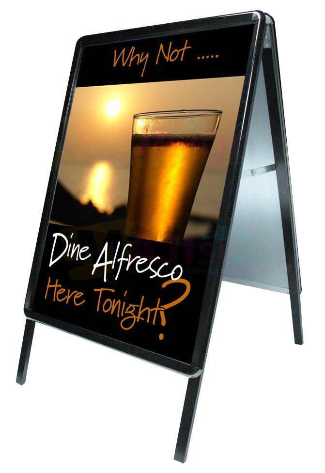 Alumin Snap Frame A-Board 20x30 BK
