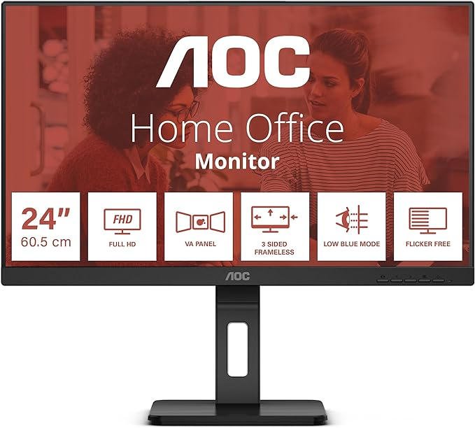 E3 23.8in FHD IPS HDMI VGA DP Monitor