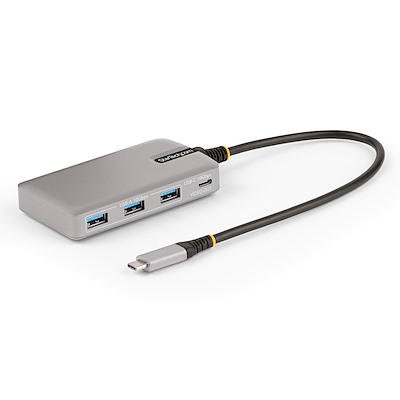 4 Port USB C Hub with USB C Video Output