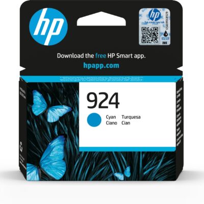 HP 4K0U3NE NO 924 Cyan Ink 400 Pages