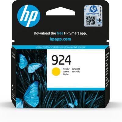 HP 4K0U5NE NO 924 Yellow Ink 400 Pages