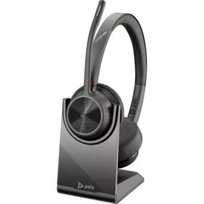 Voyager 4320M Bluetooth Headset + Stand