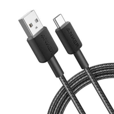 322 3ft USB A to USB C Braided Cable