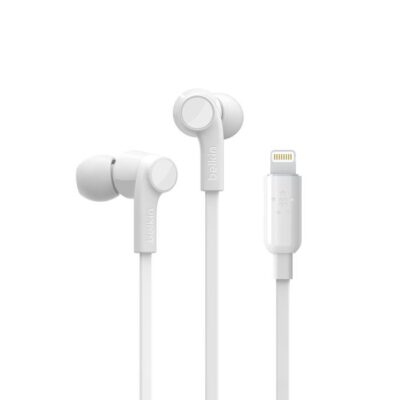Rockstar Wired Lightning White Earphones