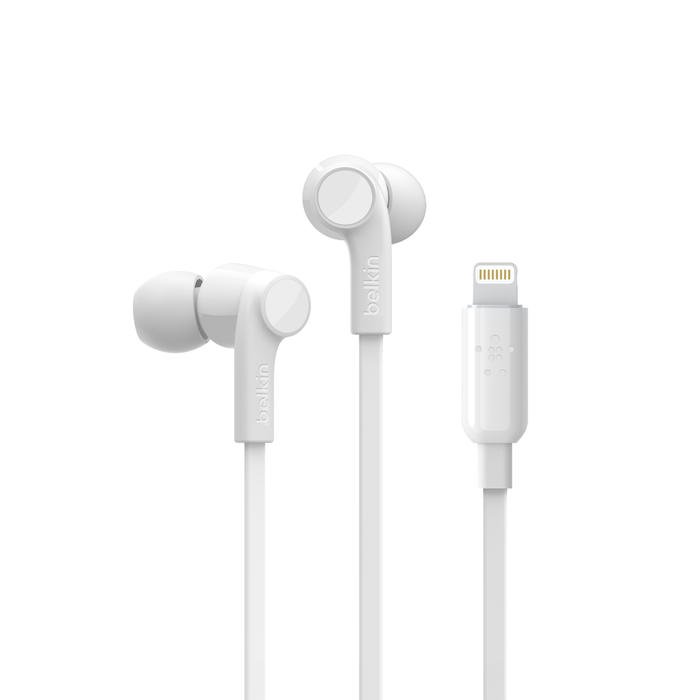 Rockstar Wired Lightning White Earphones