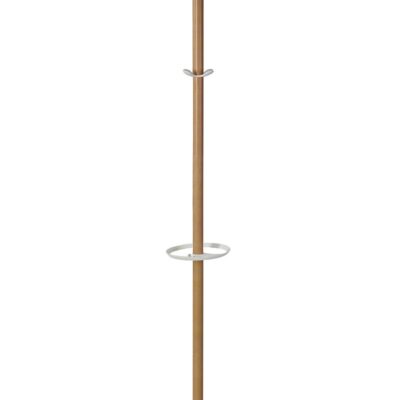 Alba Wooden Coat Stand Light Wood/White