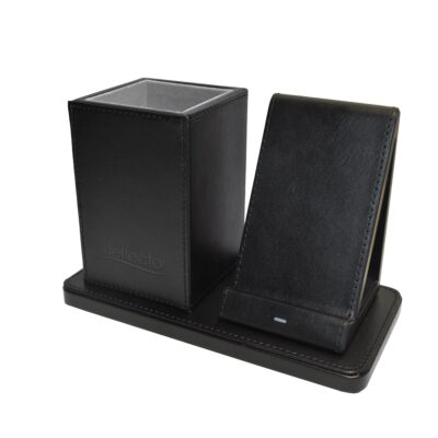 Deflecto Wireless Charging Desk Org BK