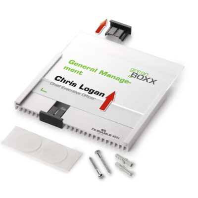 Durable Aluminium Info Sign 149x148.5mm