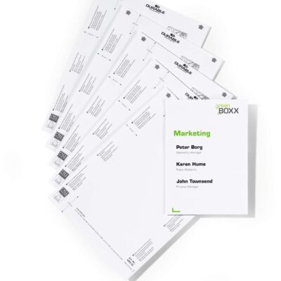 Durable Insert Sheets 149x210.5mm PK10