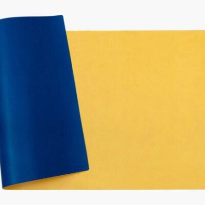 Bee Blue Desk Mat 40x80cm Saffron/Turqu