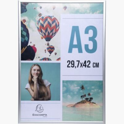 Exacompta Alumin Photo Frame A3 Silver