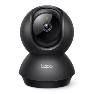Pan Tilt Home Security WiFi Camera Black