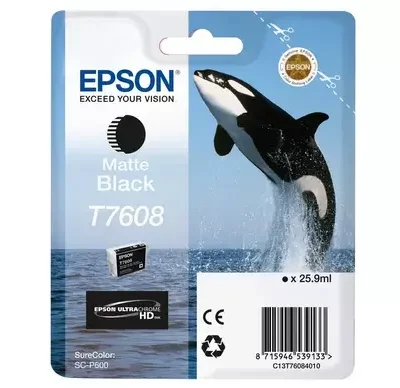 Epson C13T76084N10 Matte BK INK 25.9ML