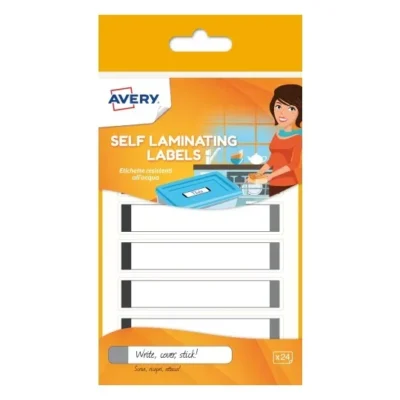 Avery Waterproof Lbls 86x17mm WH&GY PK24
