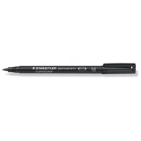 Lumocolor OHP Perm Med 1.0mm BK PK10