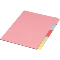 ValueX Divider A5 5 Part Coloured Card