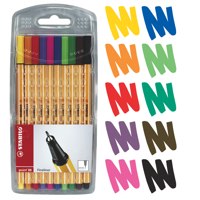 Point 88 Pen Finelinr 0.4 Astd PK10