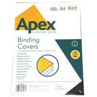 ValueX Leatherboard Covers BlackA4 PK100