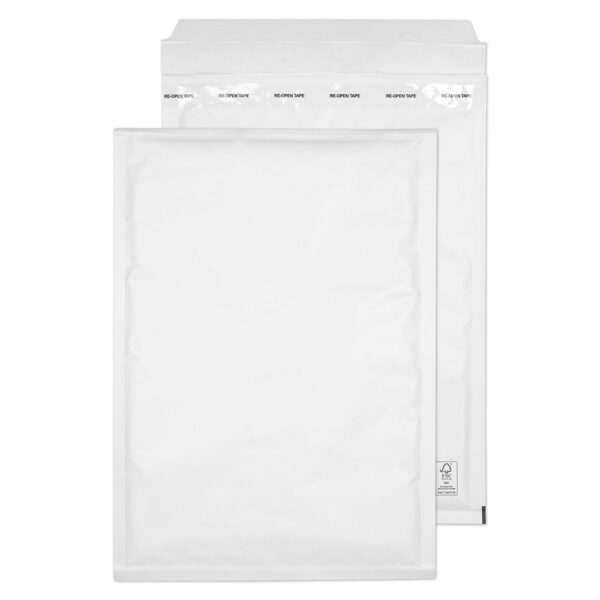 Padded Bubble P&S WT 340x230 PK100