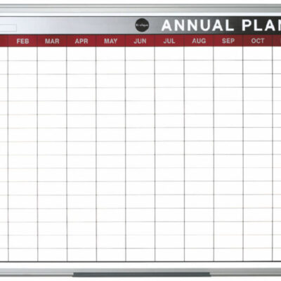 Annual Planner Alu frame 90x60