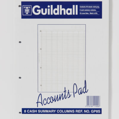 Guildhall Account Pad 8 Summary Column A