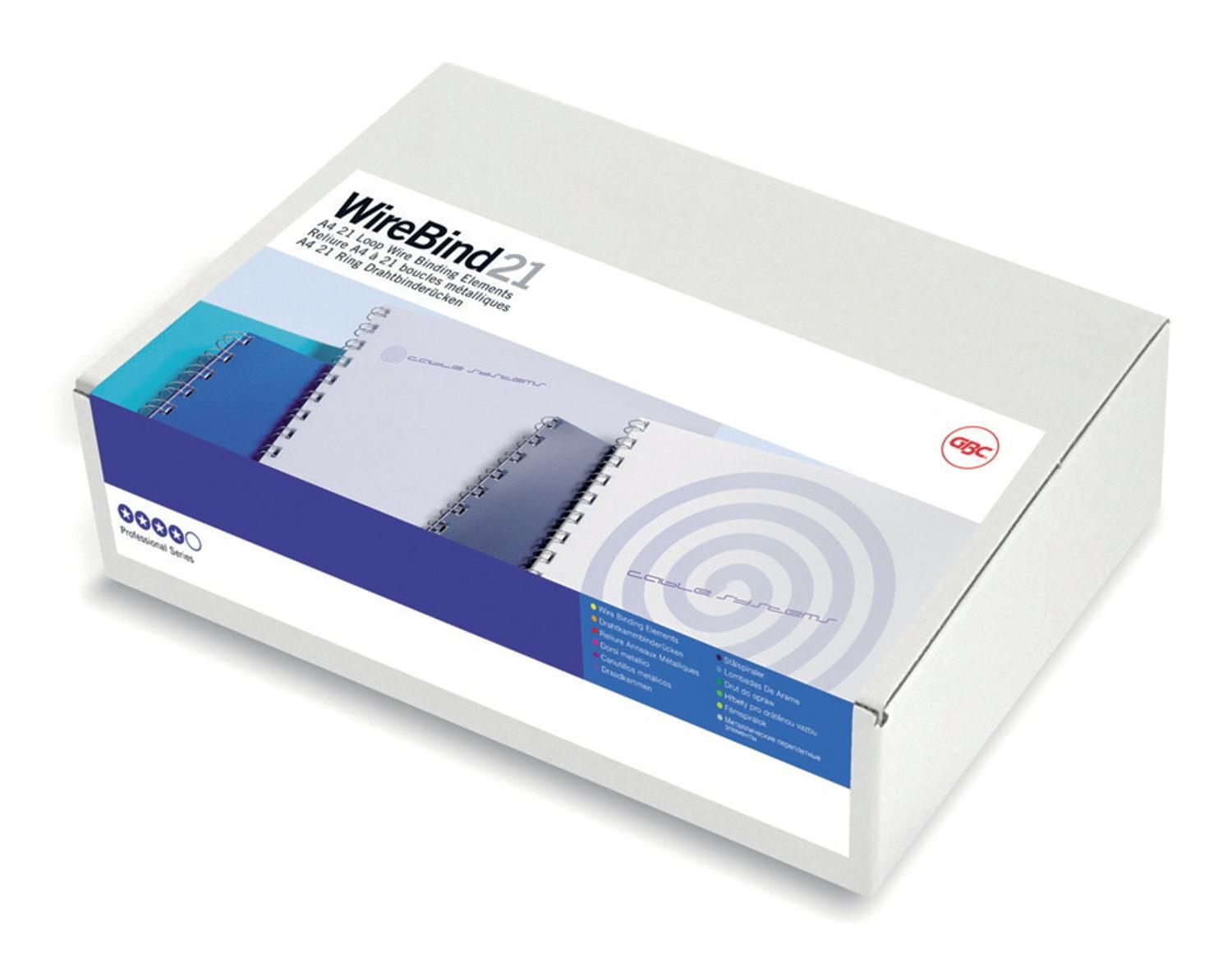 GBC IbiWire 21 Ring A4 12mm BK(PK100)