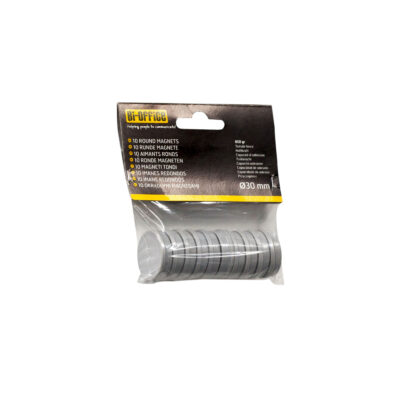 Bi-Office Rnd Mgnets 30mm Astd PK10