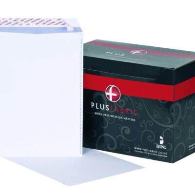 Plus Fabric P&S Plain C4 WT PK250