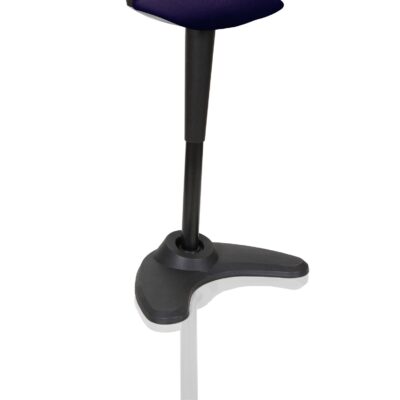 Spry Stool BK Frame Besp Seat Purple