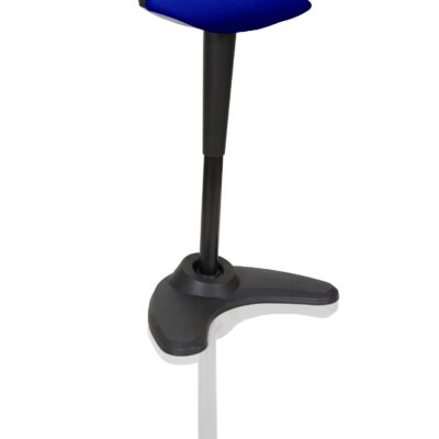 Spry Stool BK Frame Besp Seat Blue