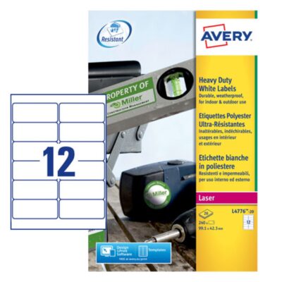 Avery HD Label 99.1x42.3mm PK240