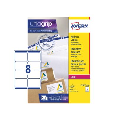 Avery BlockOut Ship Lbl 99x67mm PK2000