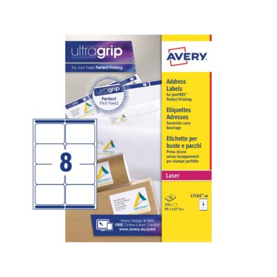 Avery BlockOut Ship Lbl 99x67mm PK320