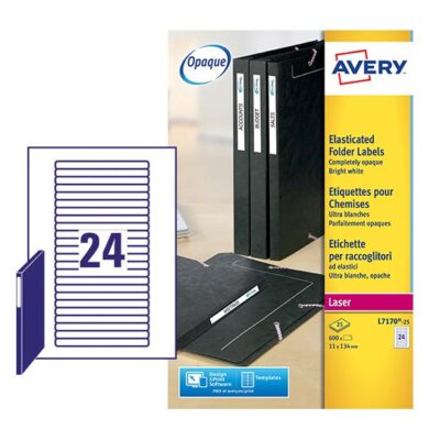 Avery Filing Label 134x11mm PK600