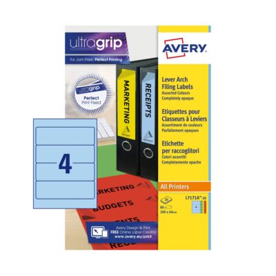 Avery LAF Label 200x60mm PK80