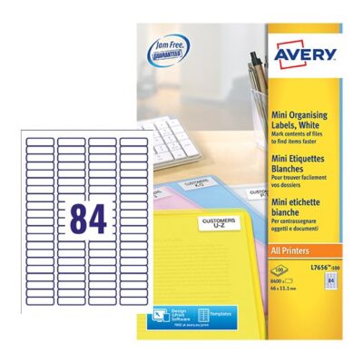 Avery Mini Label 46x11mm PK8400