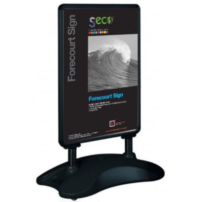 Budget D-sided Forecourt Sign A1 BK