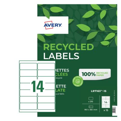 Recycled Address Labels 210 Labels