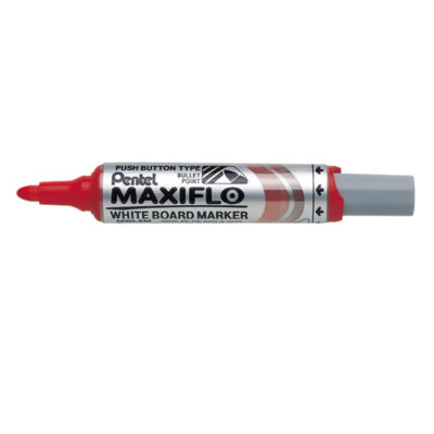 Pentel Maxiflo WB Marker BT RD PK12