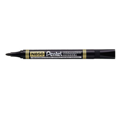 N850 Bullet Permanent Markr BK PK12
