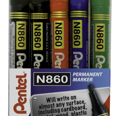 Pentel N860 Permanent CT Marker AST PK5