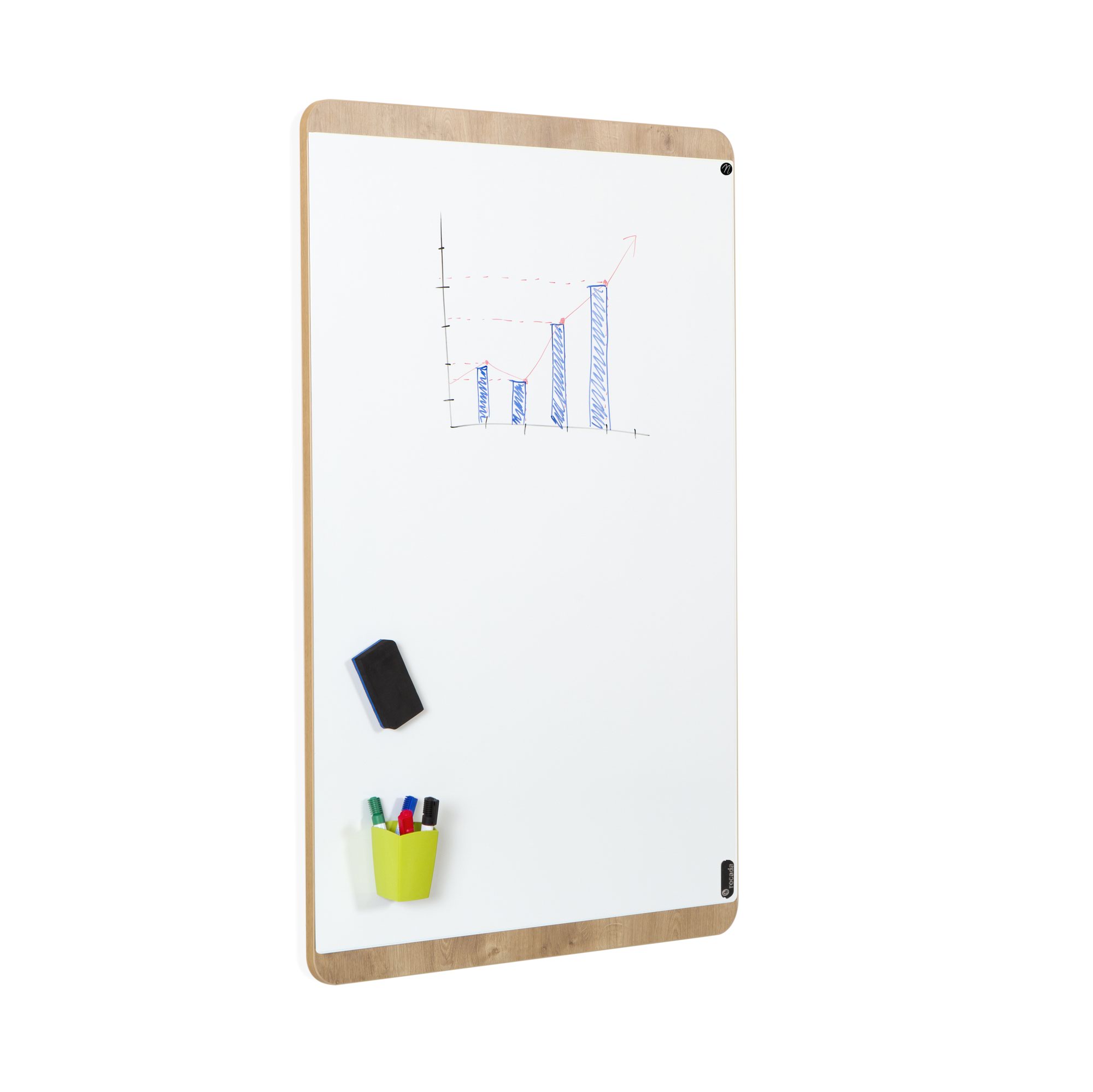 Rocada Nat Whiteboard 75x115cm Oak