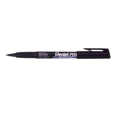 Pentel Perm Marker Fine Black PK12