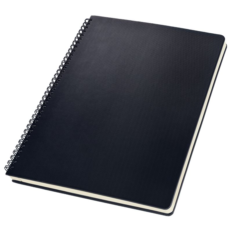 CONCEPTUM Spiral Notepad HardC A4 BK