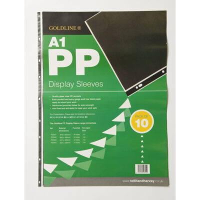 GDline Polyprop Display Sleeves A1 9 Hol